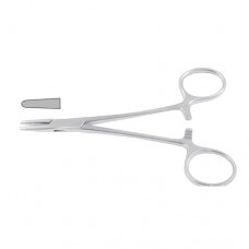 Brown Needle Holder Heavy Pattern Stainless Steel, 13 cm - 5"